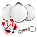 NIJITAG Item Finder with Leather Fox Case