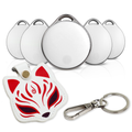 NIJITAG Item Finder with Leather Fox Case