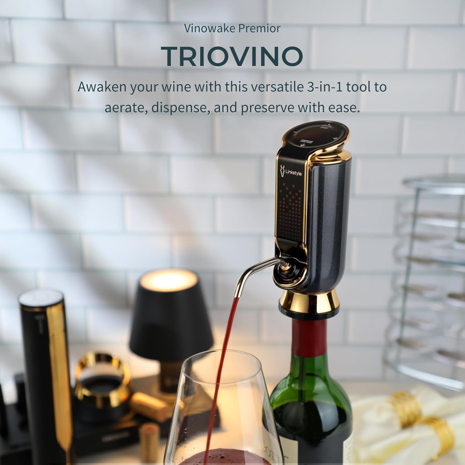 VINOWAKE Premior Wine Gift Set